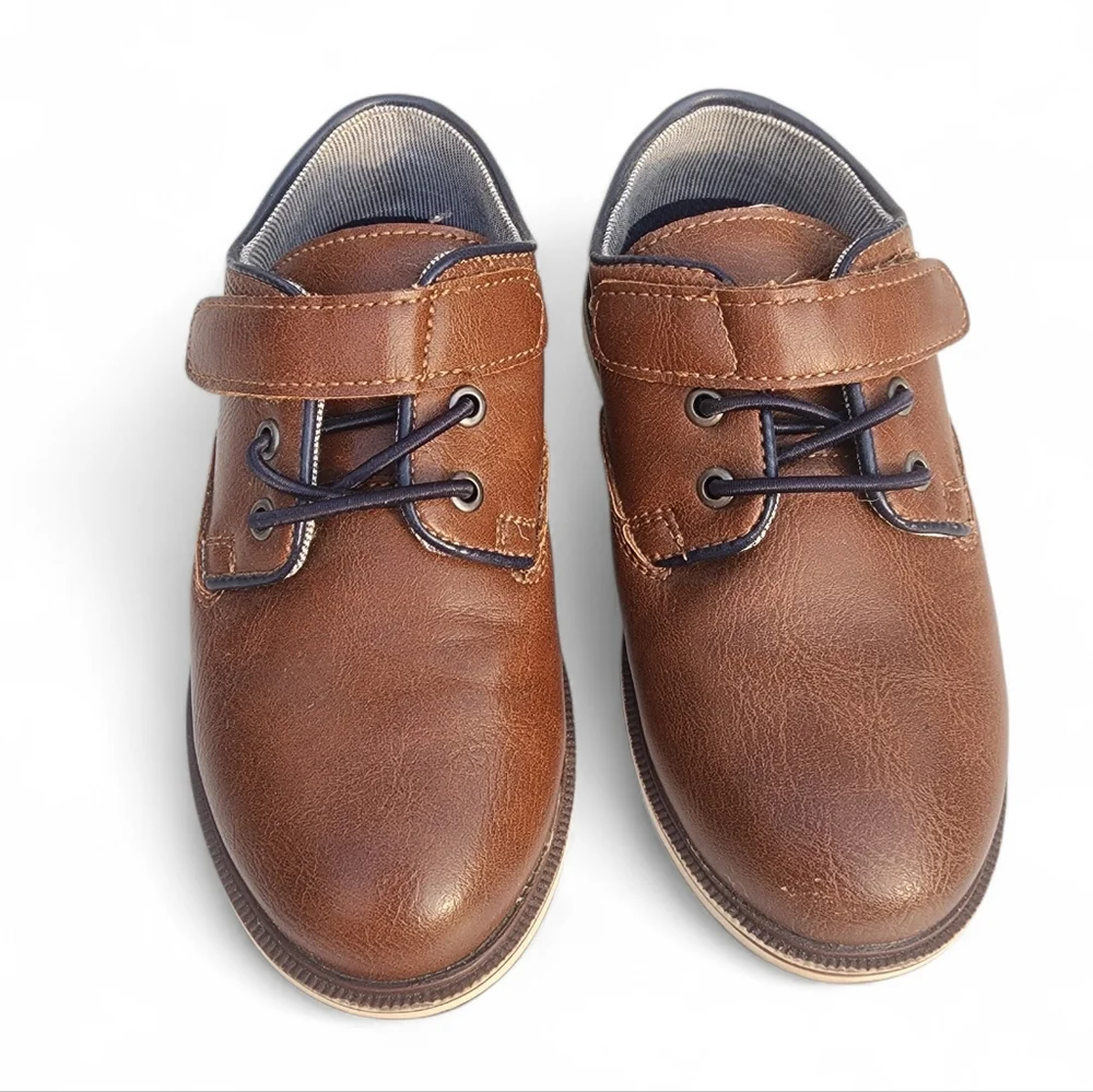 Jumping Beans Boys Brown Dress Shoes Loafers - Size 10
